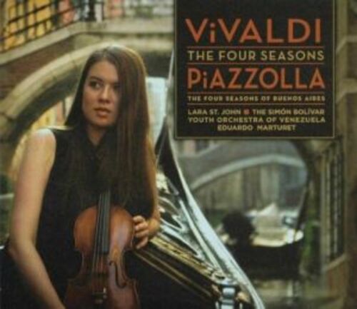 韋瓦第：四季 / 皮亞佐拉：布宜諾斯艾利斯的四季 (線上試聽)<br>Vivaldi: The Four Seasons / Piazzolla: Four Seasons of Buenos Aires<br>Violin: Lara St. John示意圖